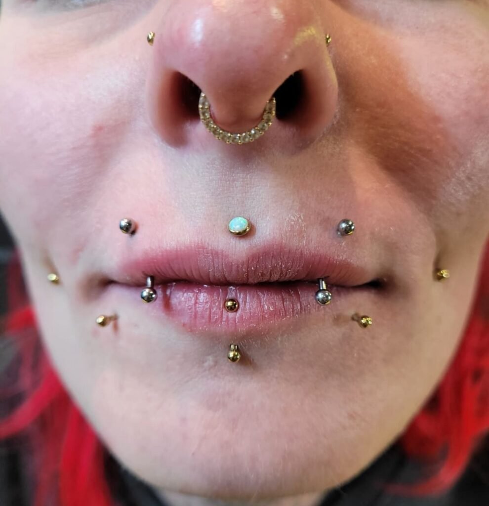Lippen Piercing
