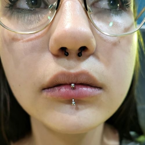 Piercing Lippe